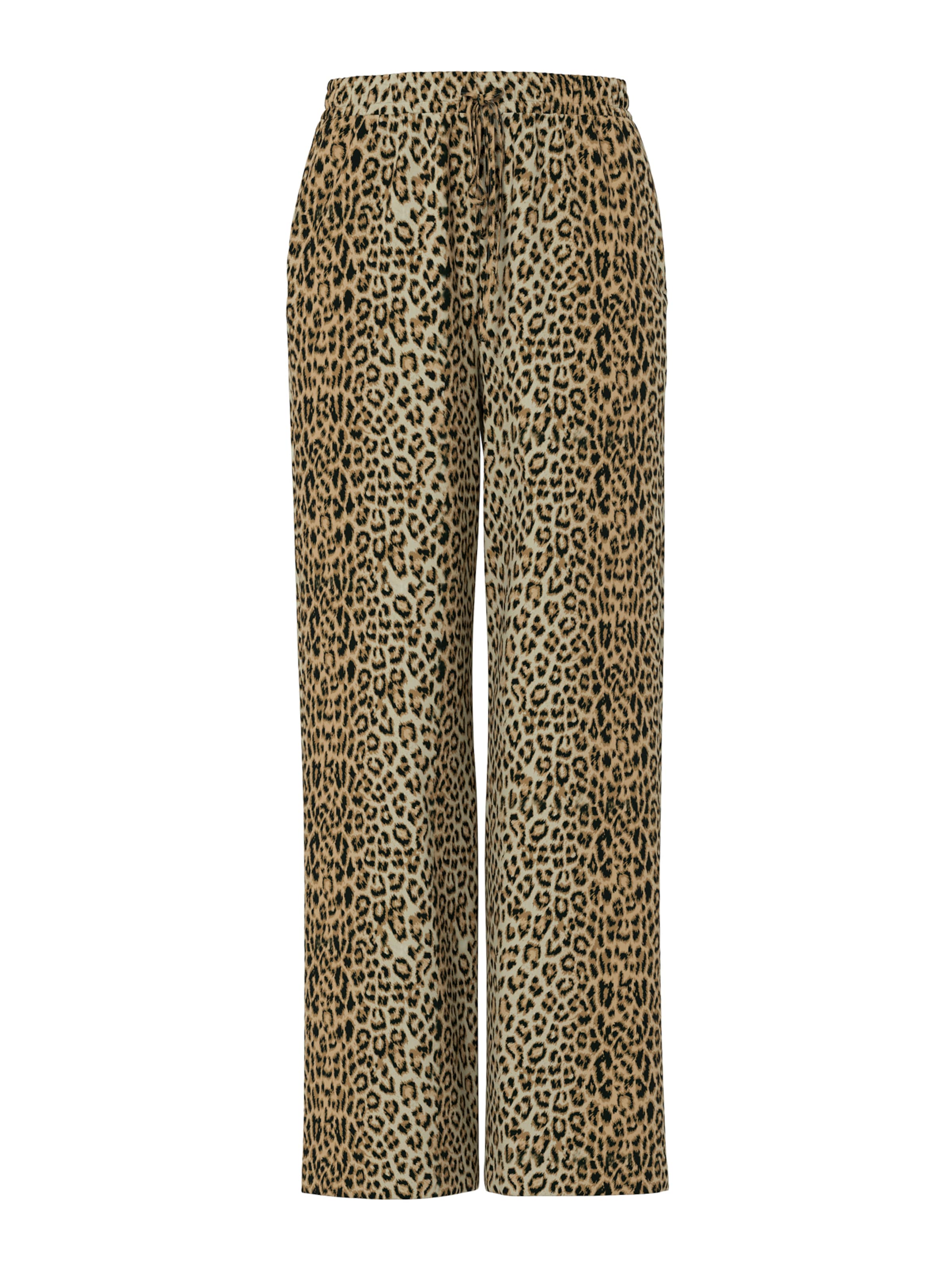 PIECES Широкий Штаны 'PCBOSELLA' в Бежевый: спереди