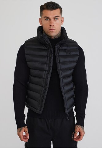 SikSilk Weste in Schwarz: Vorderseite