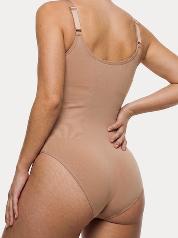 Bataillon Belette Shaping Bodysuit in Brown