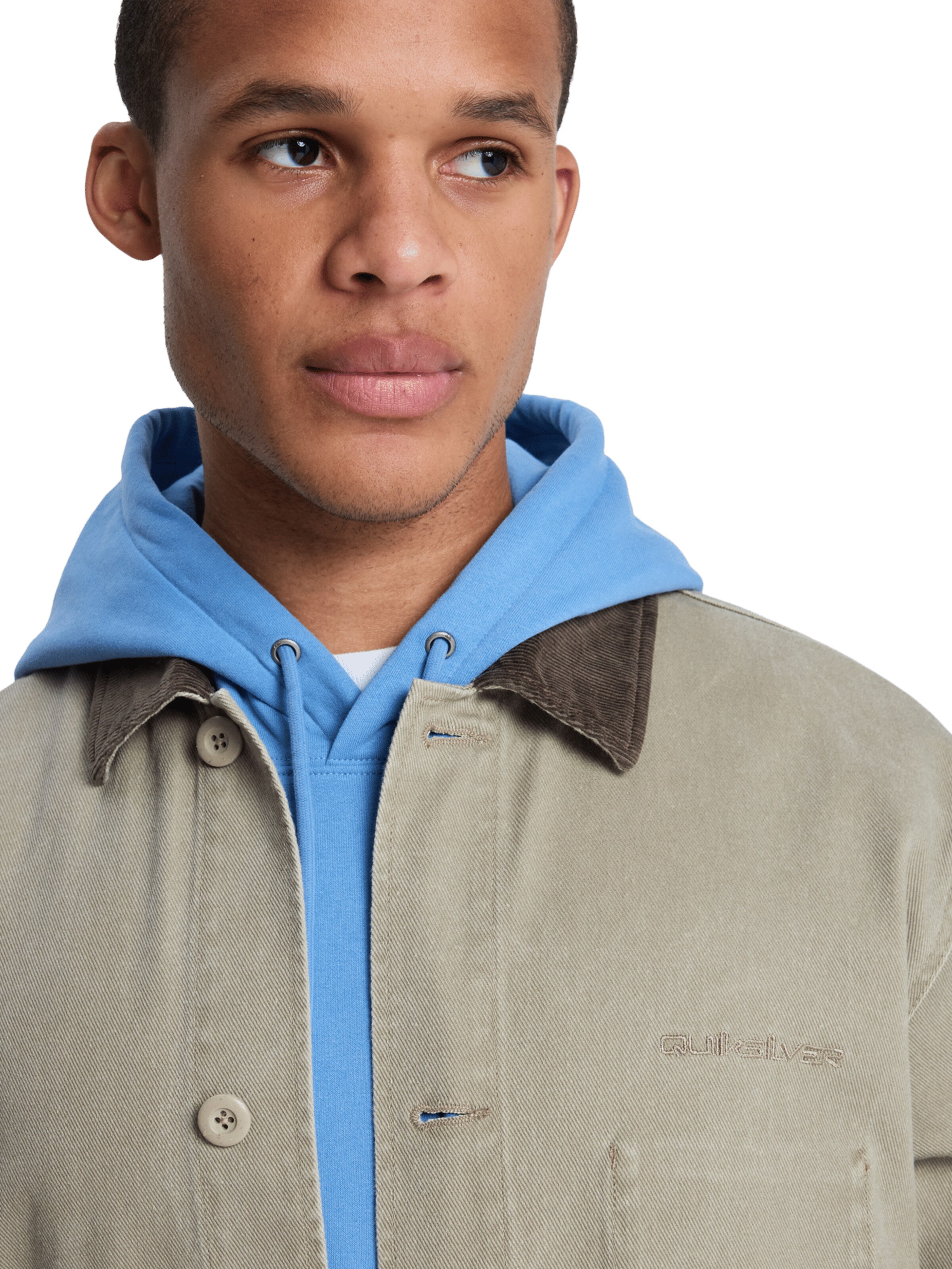 QUIKSILVER Демисезонная куртка в Серый