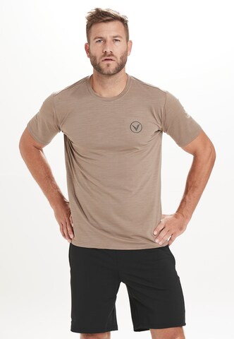 Virtus Performance Shirt 'JOKER' in Beige: front