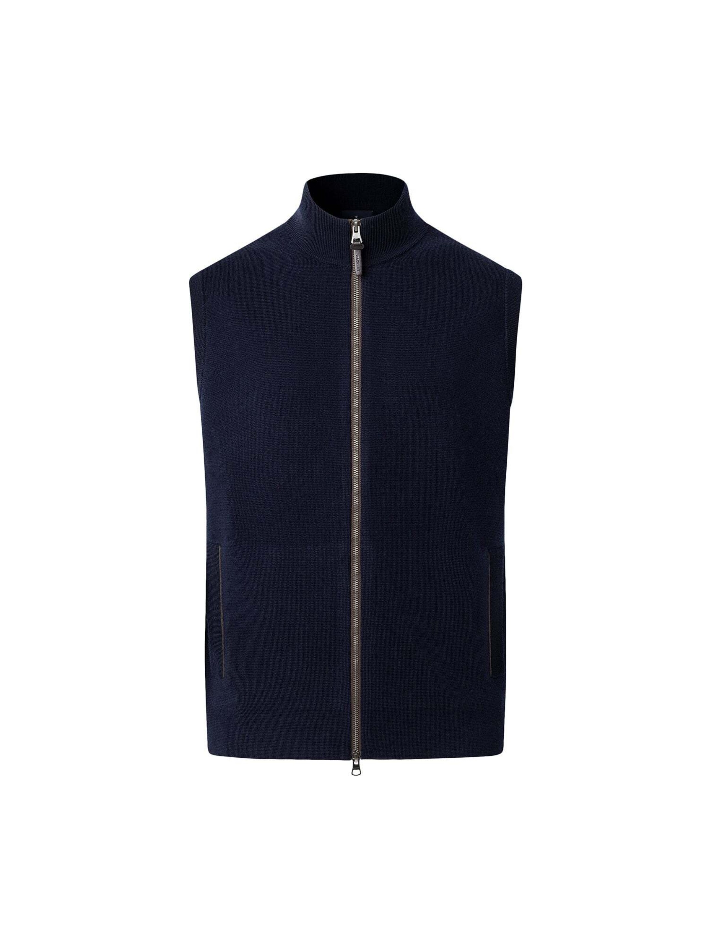 Gilet di Hackett London in blu: frontale