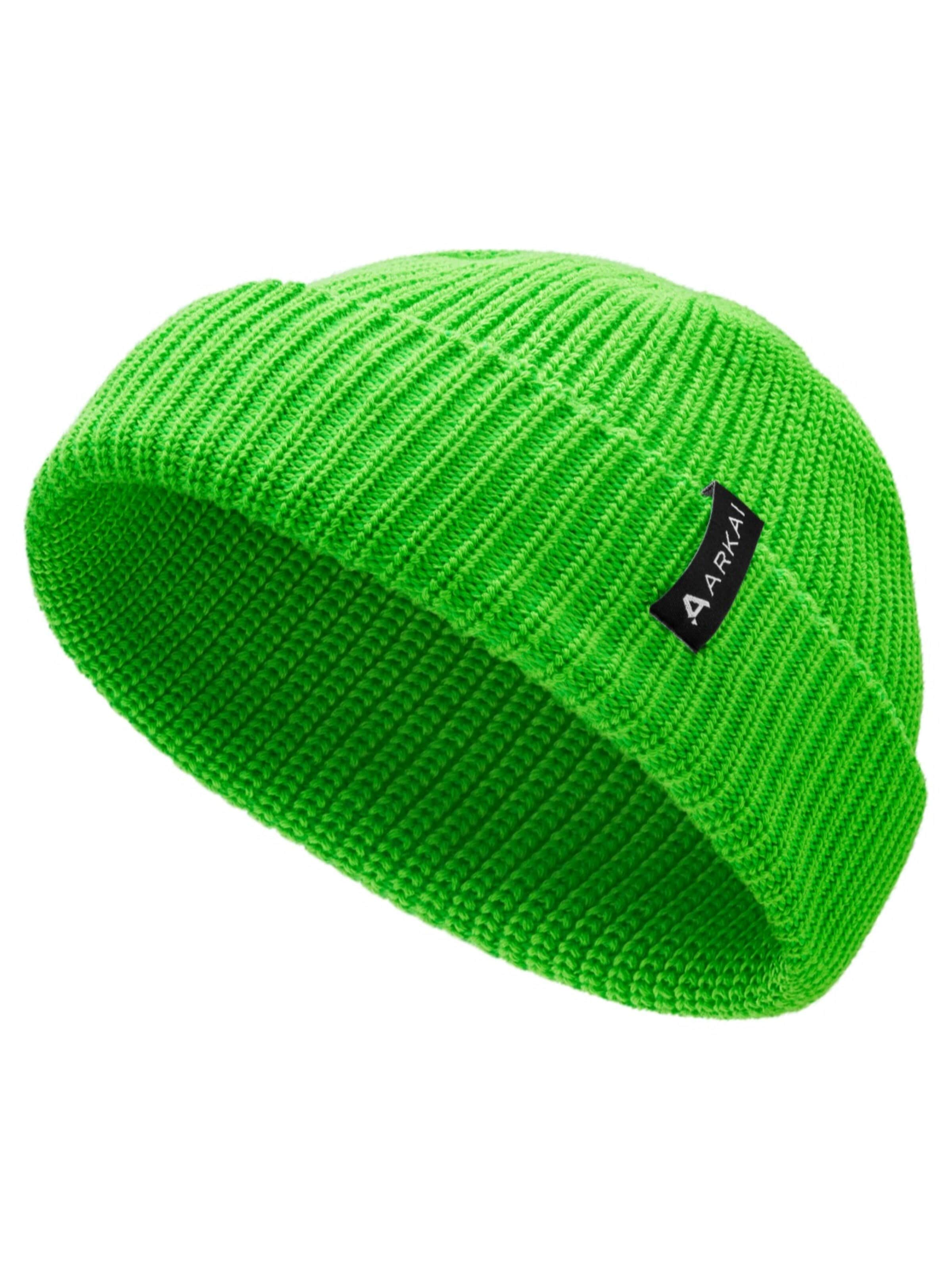 Arkai Beanie in Green: front