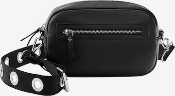 Sac à bandoulière Pull&Bear en noir : devant