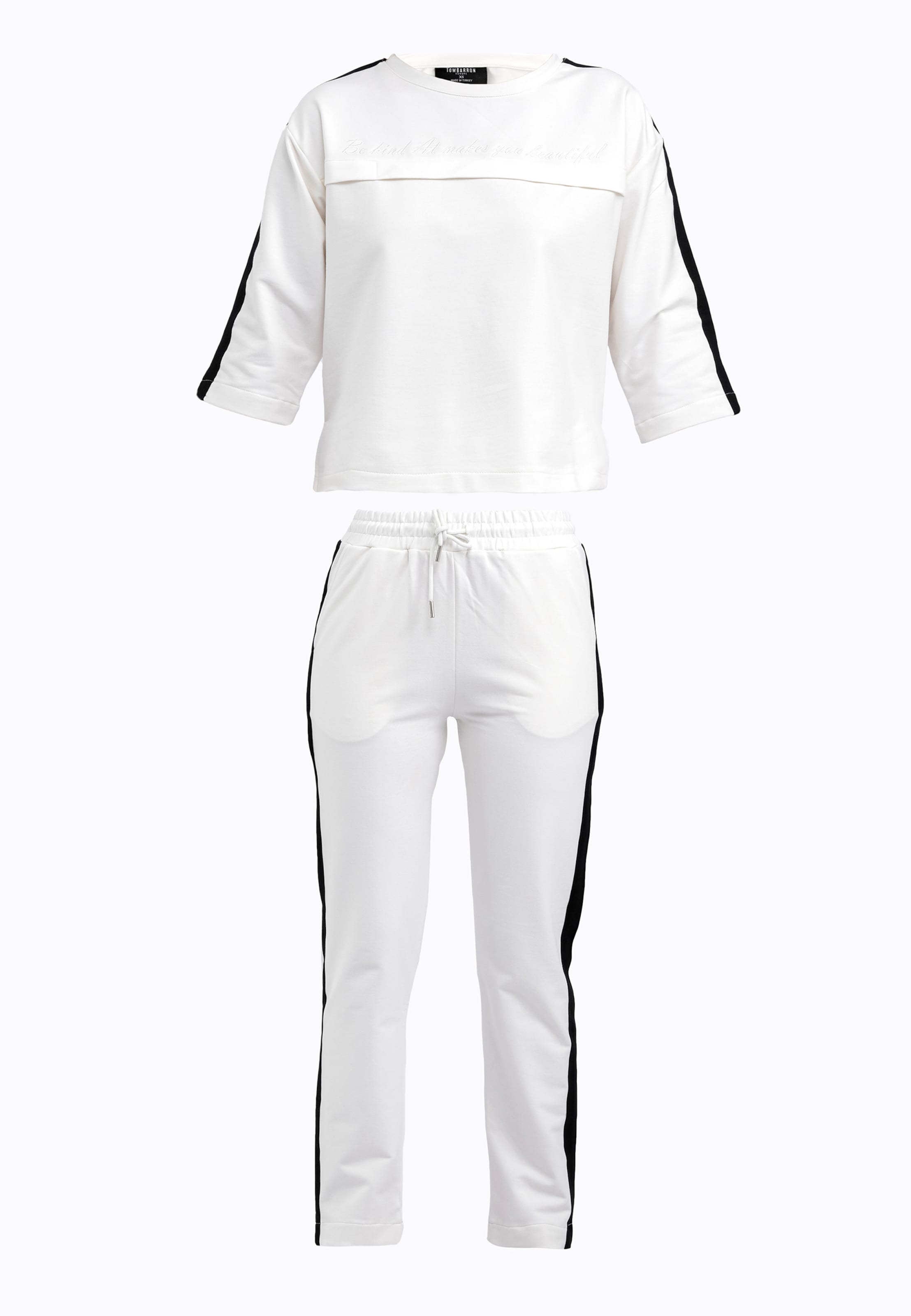 Survêtement Tom Barron en beige : devant