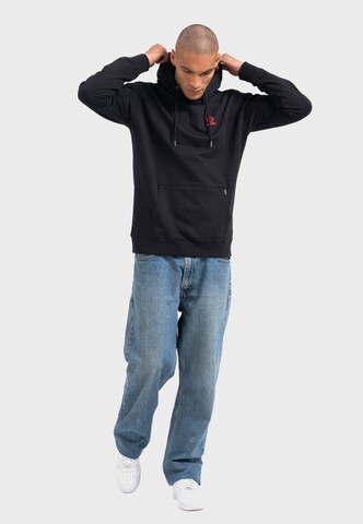 Oldskull Sweater 'Asian Neon Djane Logo Graphic' in Black