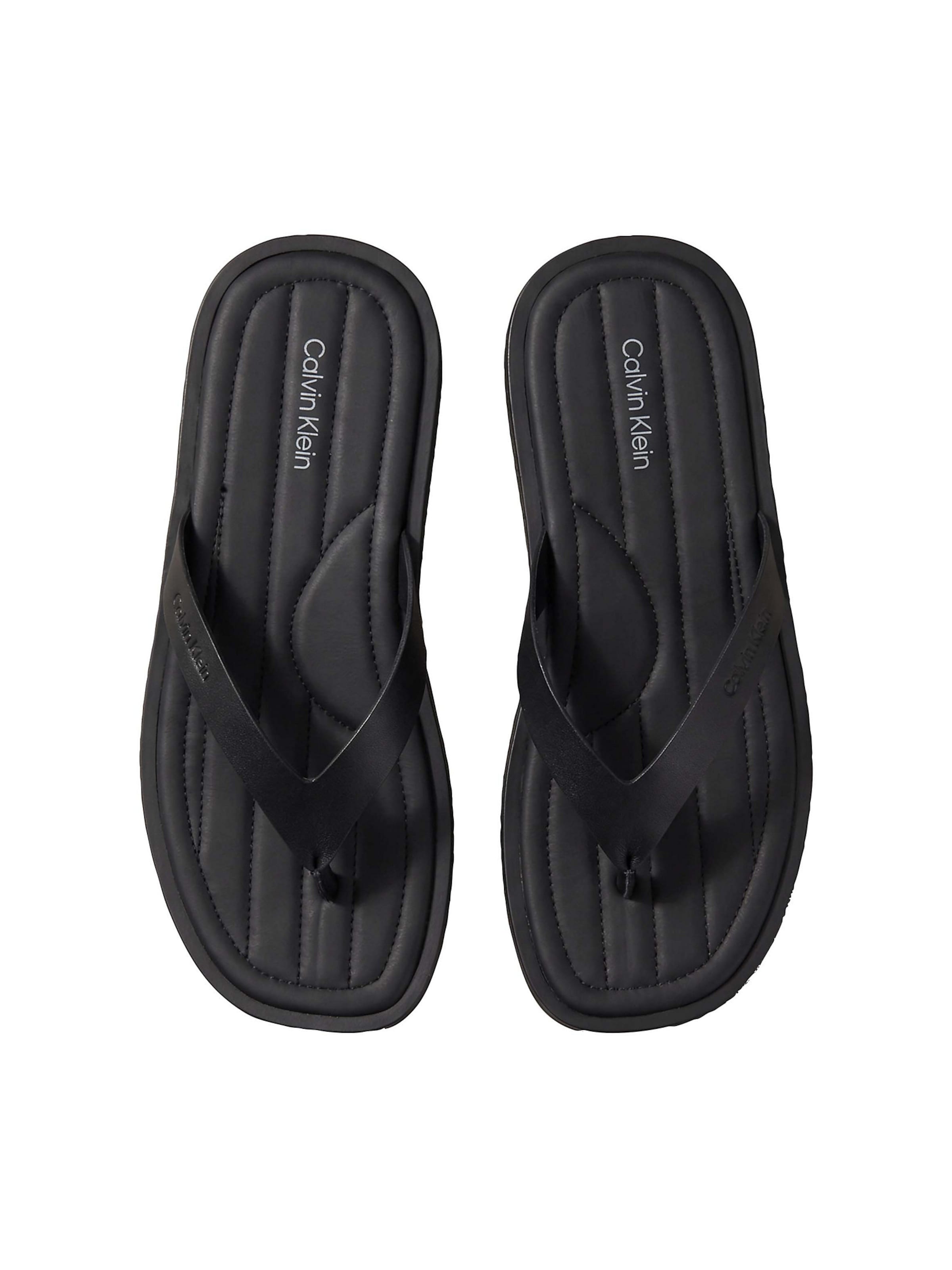 Tongs 'Alonso' Calvin Klein en noir