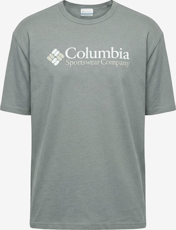 COLUMBIA Λειτουργικό μπλουζάκι σε πράσινο: μπροστά