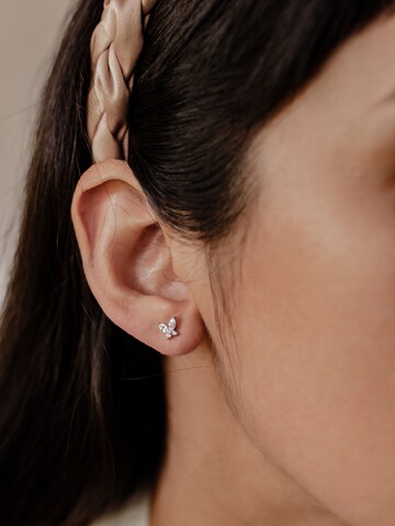 Hey Happiness Ohrringe 'Aurelia' in Silber: Vorderseite