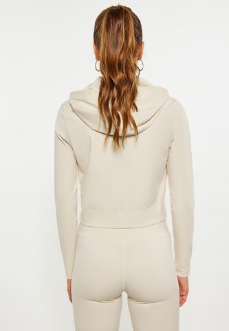 faina Athlsr Zip-Up Hoodie in Beige