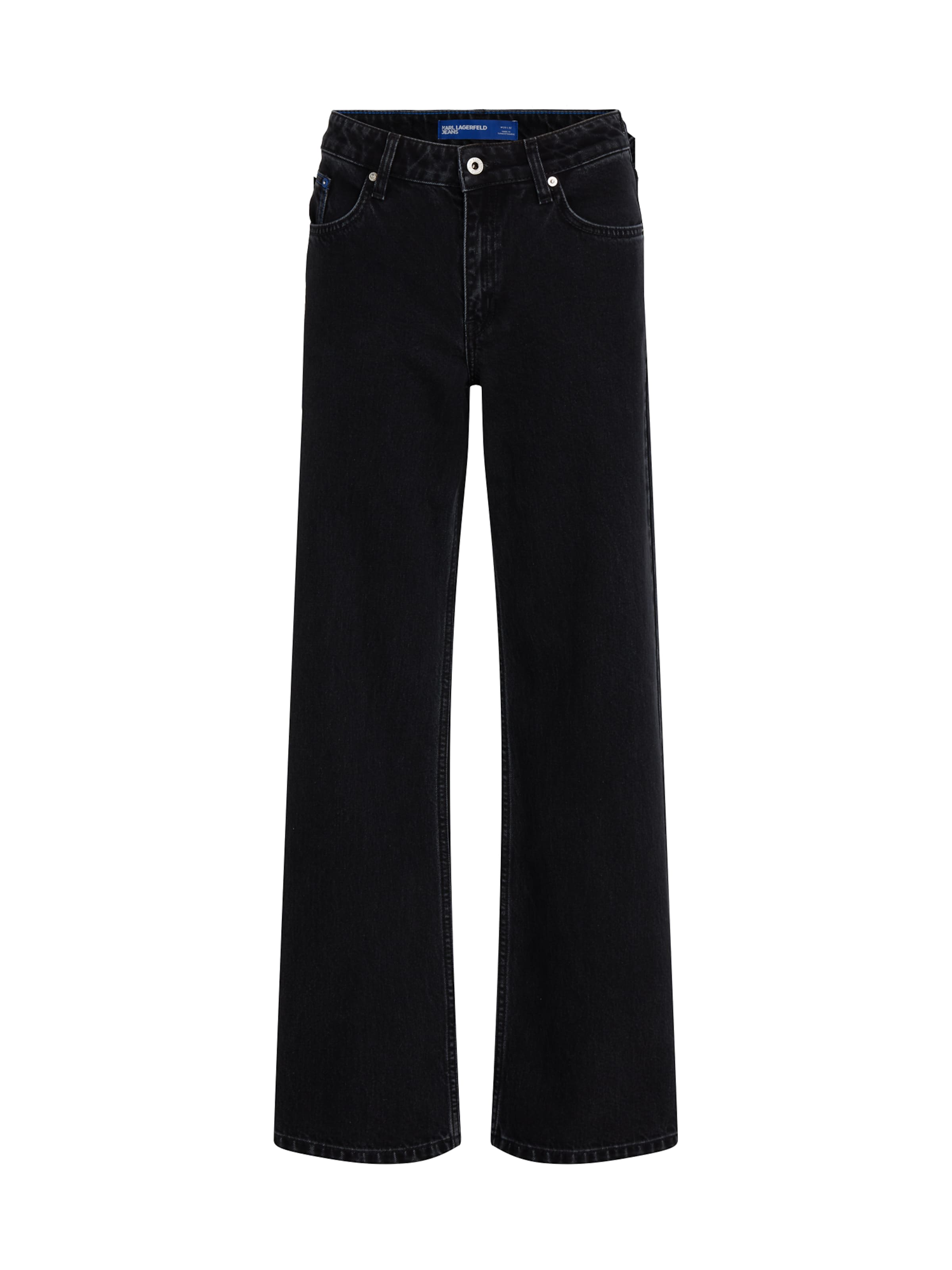 Wide leg Jeans di KARL LAGERFELD JEANS in nero: frontale