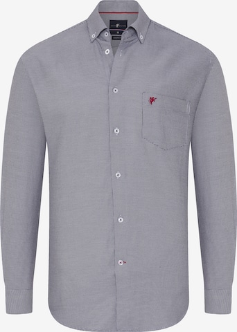 DENIM CULTURE Regular fit Button Up Shirt 'Harold' in Blue: front