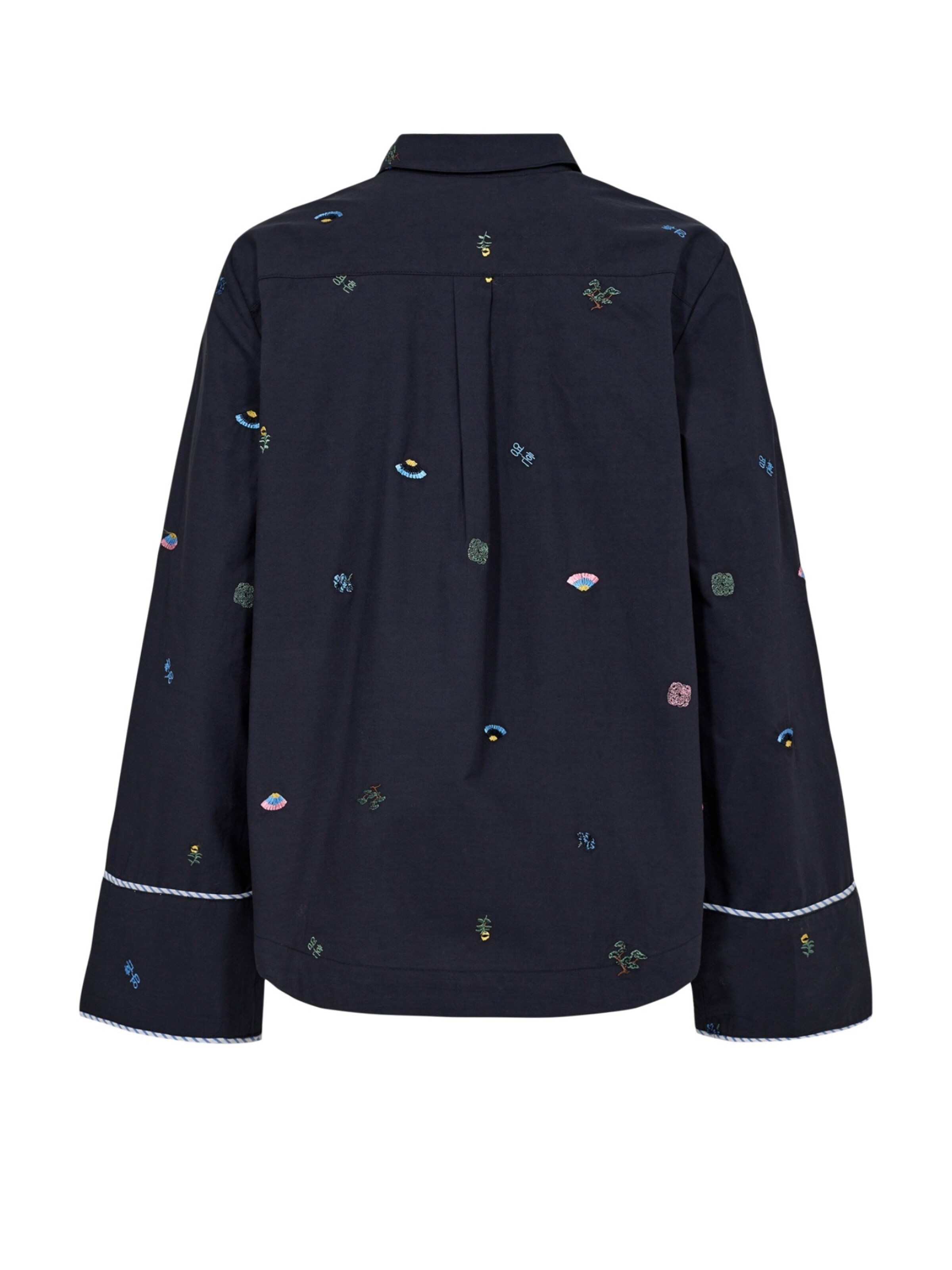 NÜMPH Shirts 'NUCHIRO' i blå