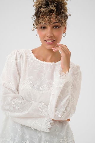 Cream Blouse 'Hilda' in White