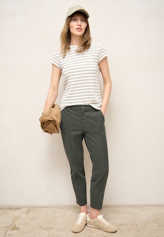 Street One Studio Slim fit Chino Pants in Green: front