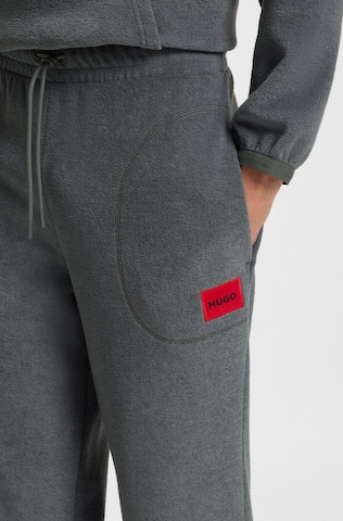 HUGO Loosefit Hose 'Terry' in Grau
