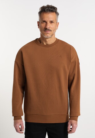 DreiMaster Vintage Sweatshirt in Bruin: voorkant