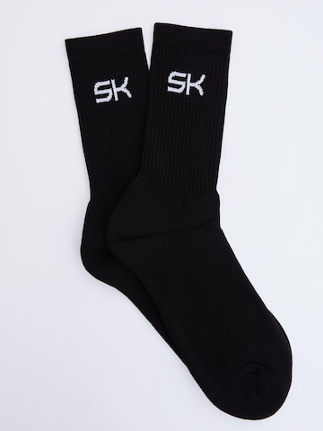 SPORTKIND - Calcetines deportivos 'Long Tennis Socks' en negro: frente
