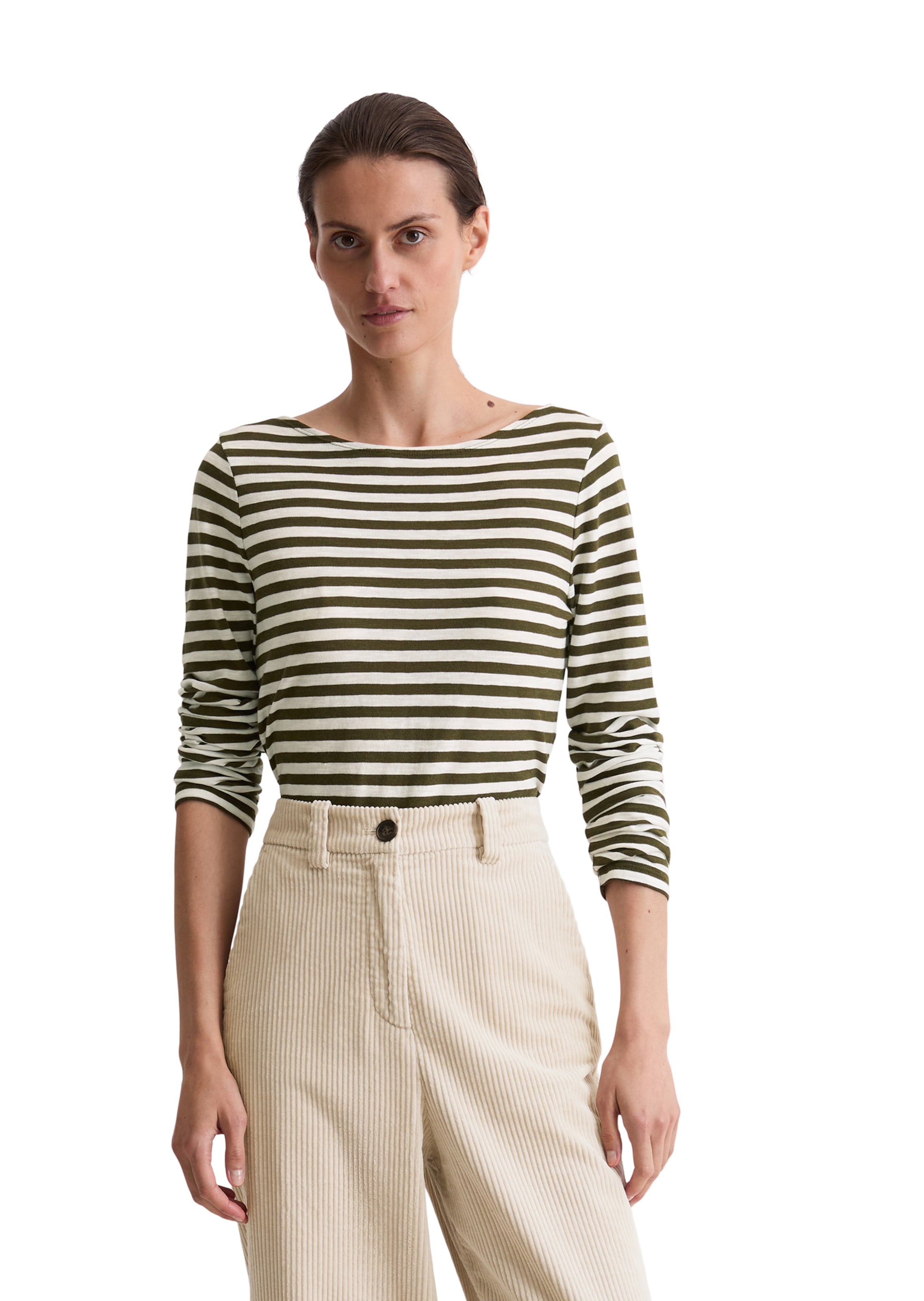 Marc O'Polo Majica | zelena barva: sprednja stran