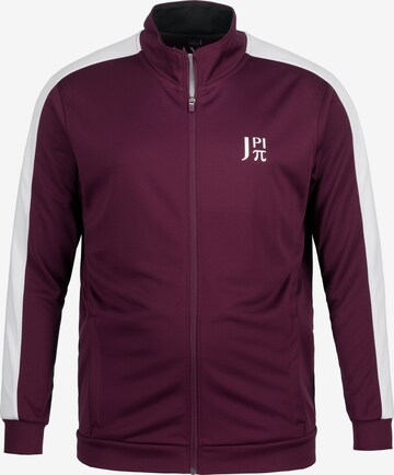 JAY-PI Zip-Up Hoodie in Purple: front