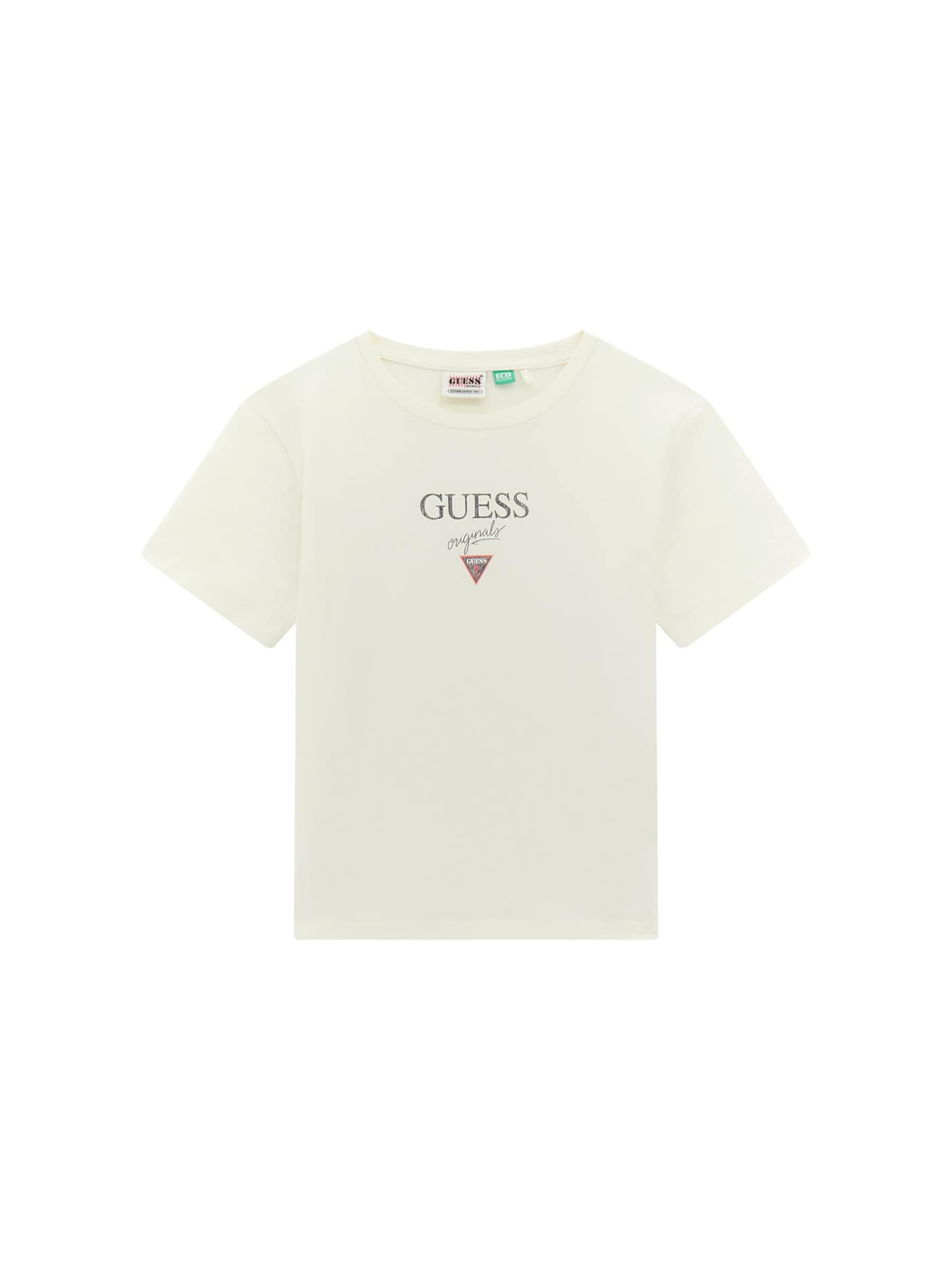 GUESS Originals T-Shirt in Beige: Vorderseite