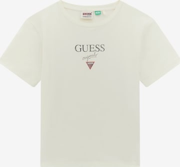 GUESS Originals T-Shirt in Beige: Vorderseite