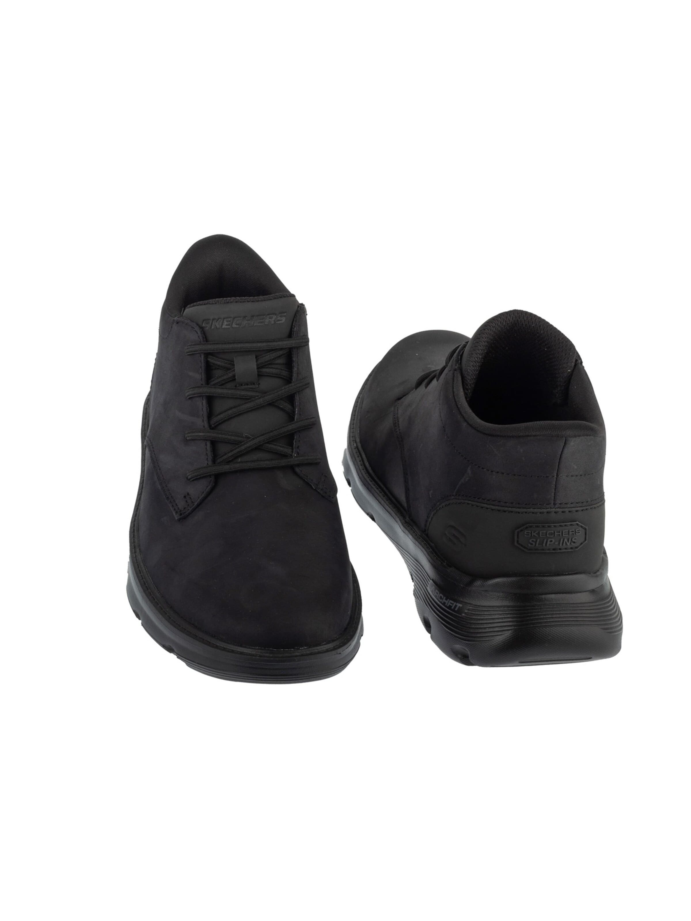 Bottines à lacets SKECHERS en noir