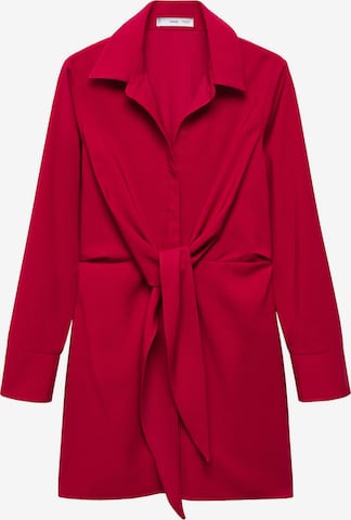 Robe-chemise 'SANSE' MANGO en rouge : devant