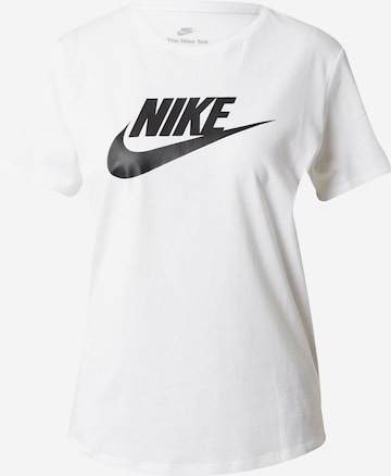 Nike Sportswear Skinny Funkční tričko 'Essential' – bílá: přední strana