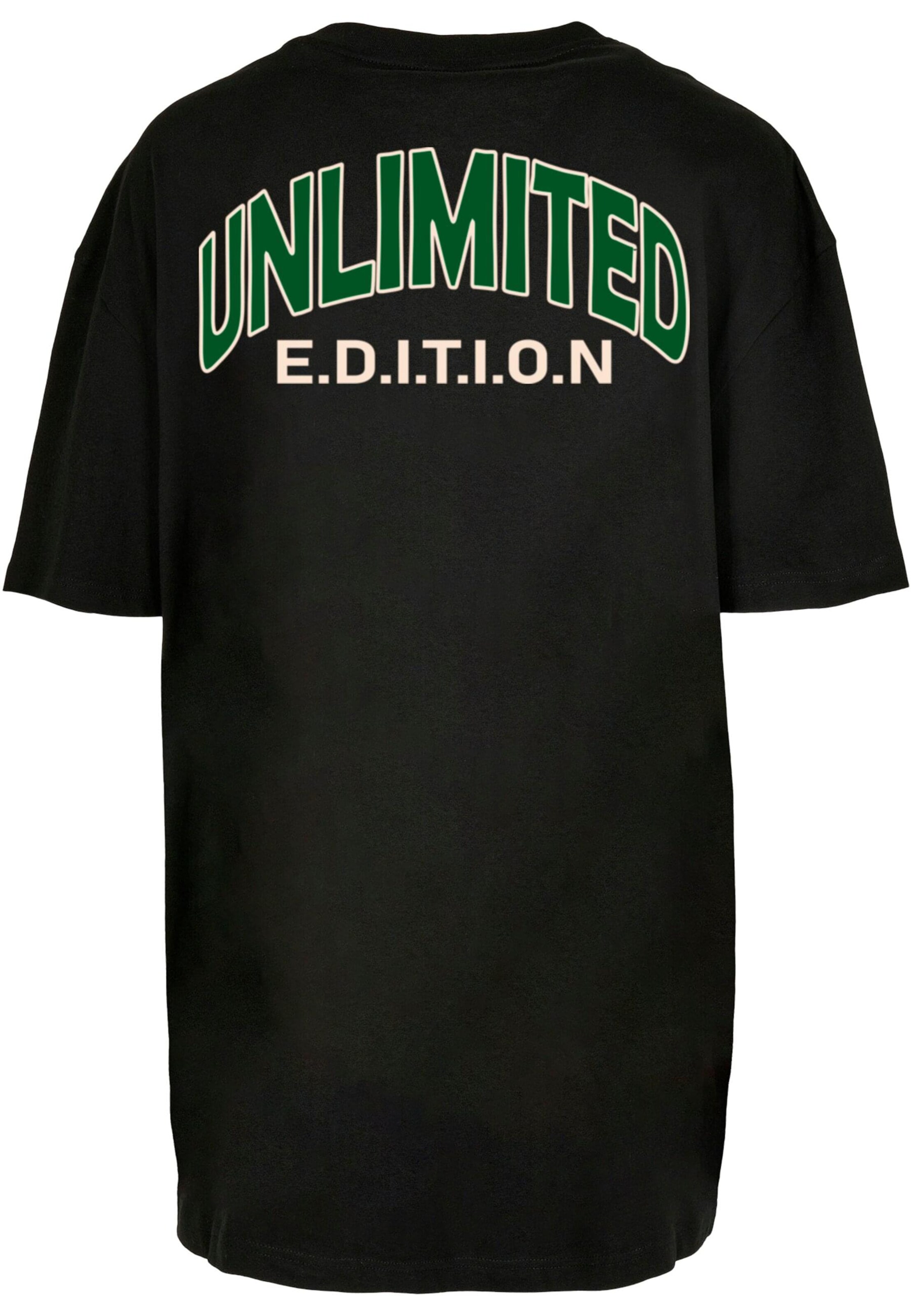 Merchcode Oversized shirt 'Unlimited Edition' in Zwart