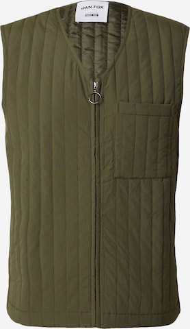 DAN FOX APPAREL Bodywarmer 'Fabian' in Groen: voorkant