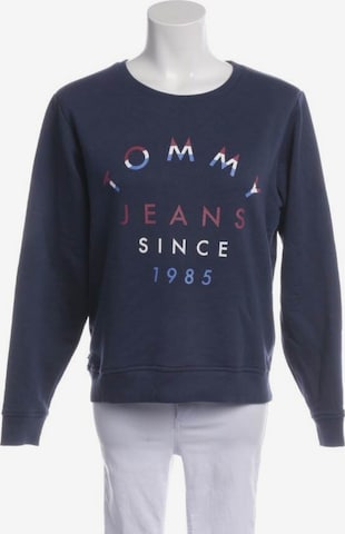 Tommy Jeans Sweatshirt & Zip-Up Hoodie in M in Blue: front