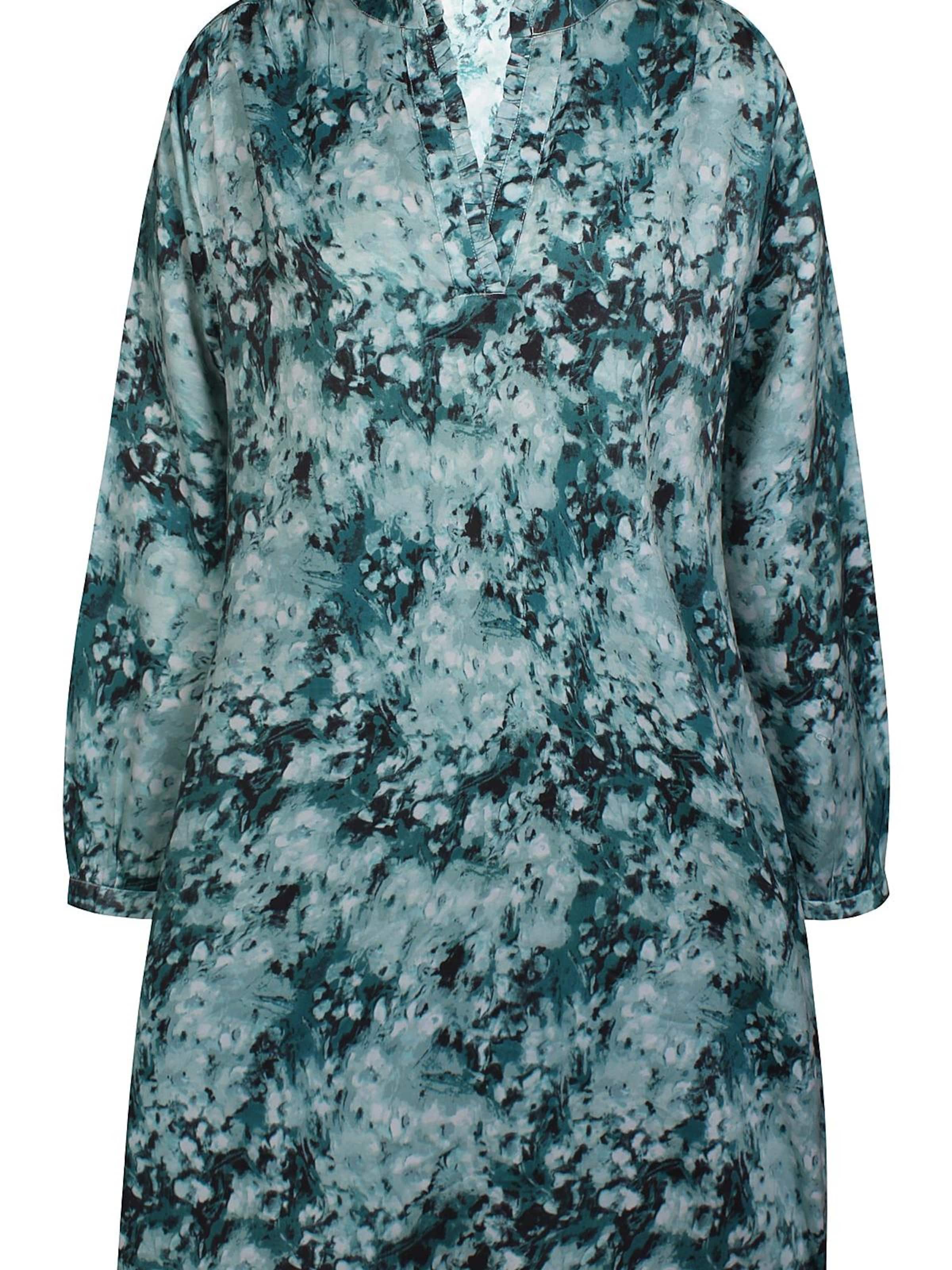 ze-ze Jurk 'Clara 961' in Groen: voorkant