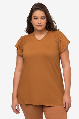 Ulla Popken Shirt in Bruin: voorkant