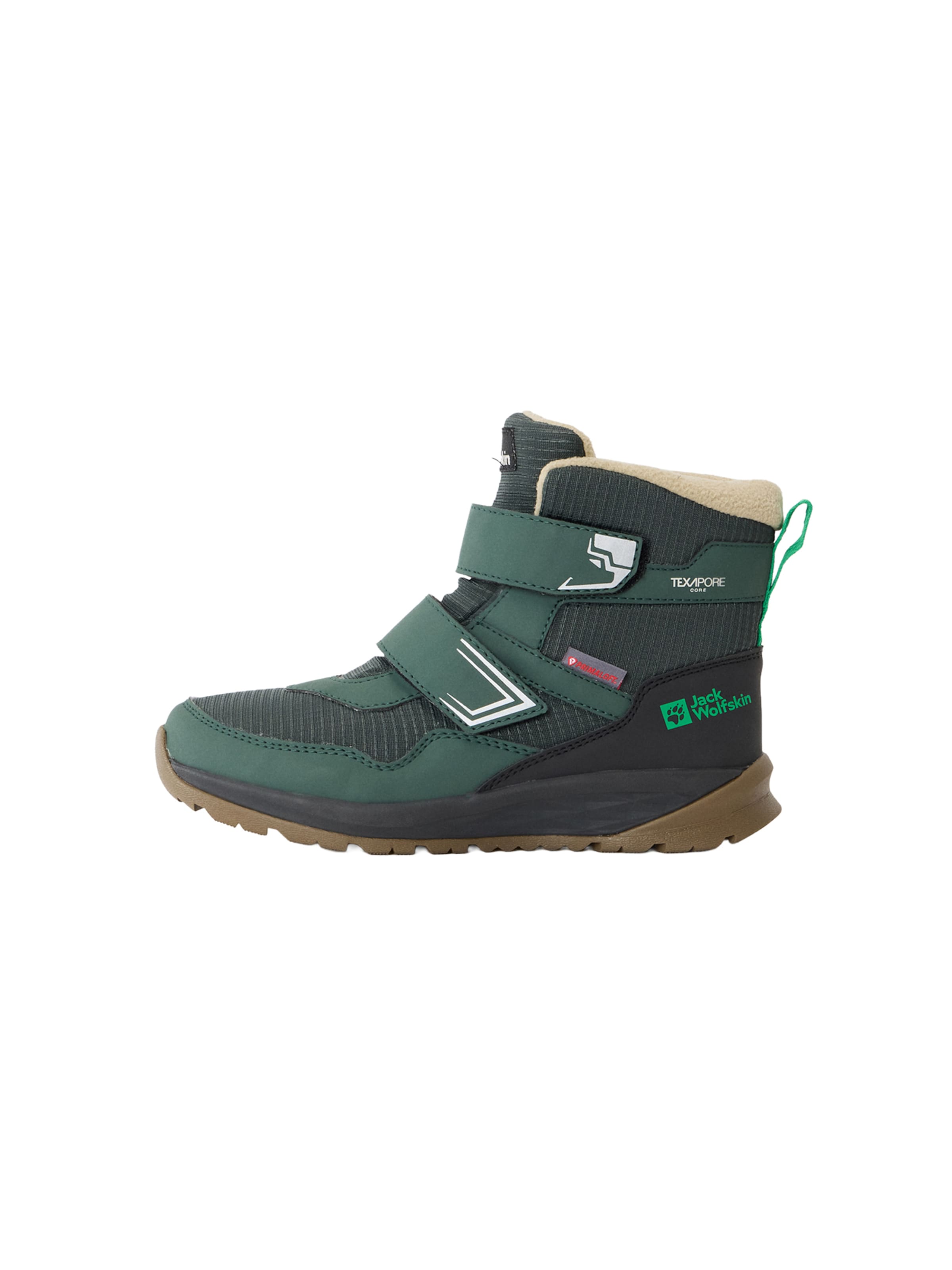 Botine &#x27;POLAR BEAR-B&#x27; de la JACK WOLFSKIN pe verde: față