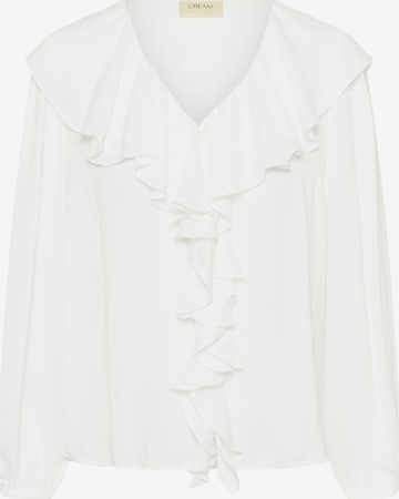 Cream Blouse 'CRBeliv' in Wit: voorkant