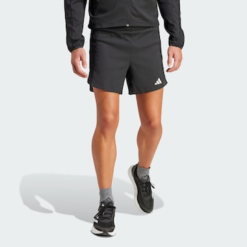 ADIDAS PERFORMANCE Slim fit Workout Pants ' Move for the Planet ' in Black: front