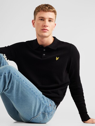 Lyle & Scott Sweter w kolorze czarny