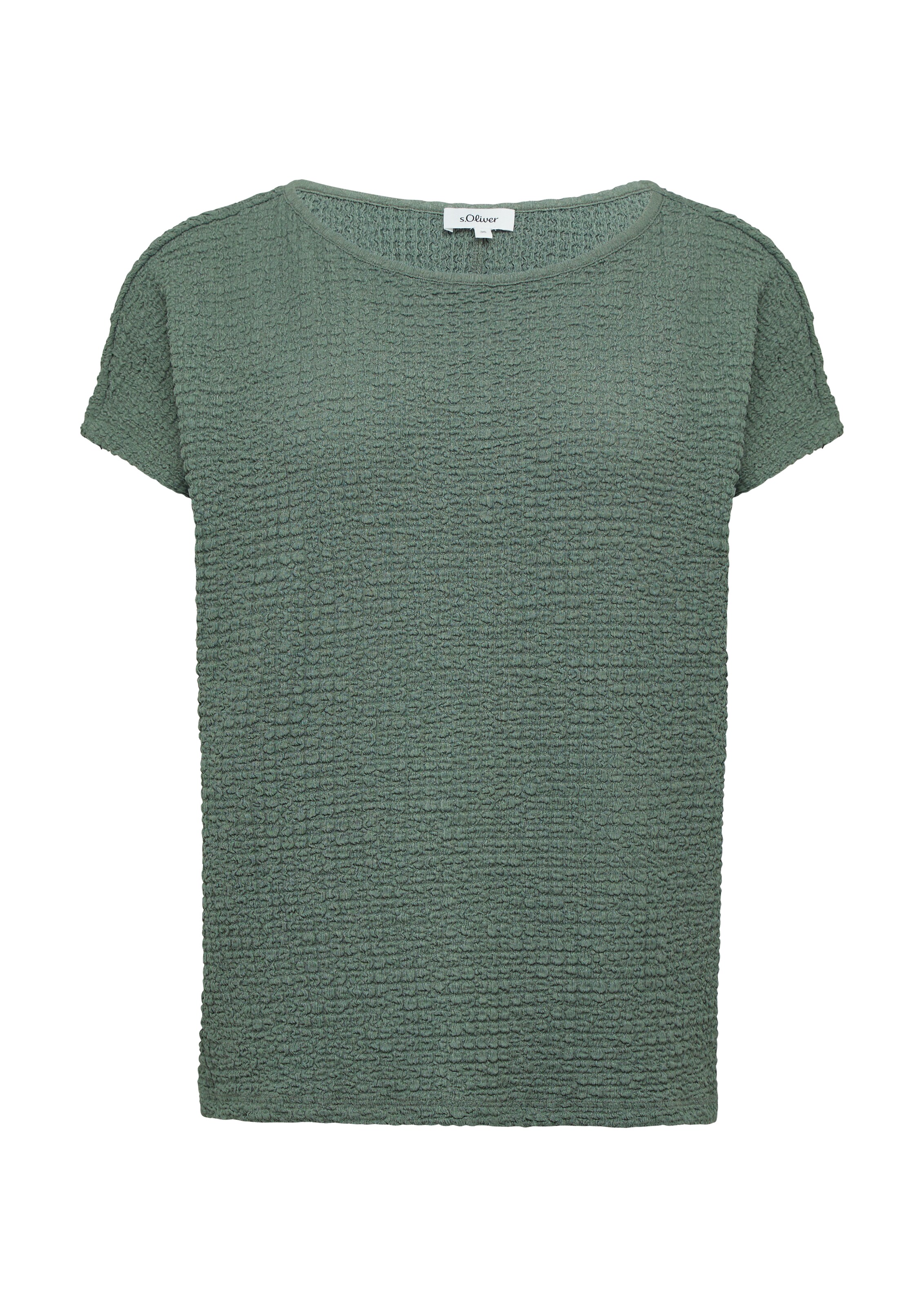 s.Oliver Μπλουζάκι σε πράσινο: μπροστά
