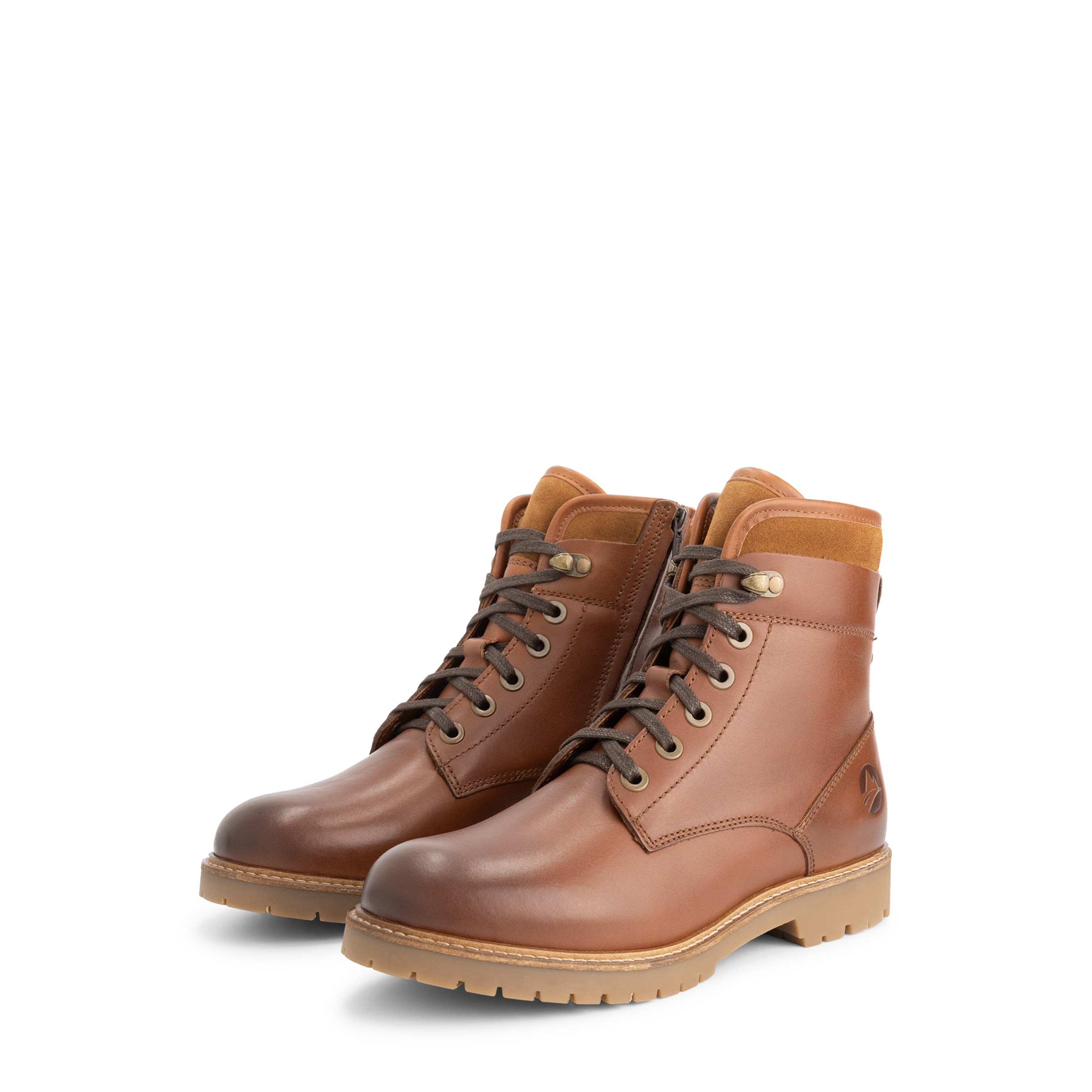 Travelin Lace-up boot 'Seiland' in Brown