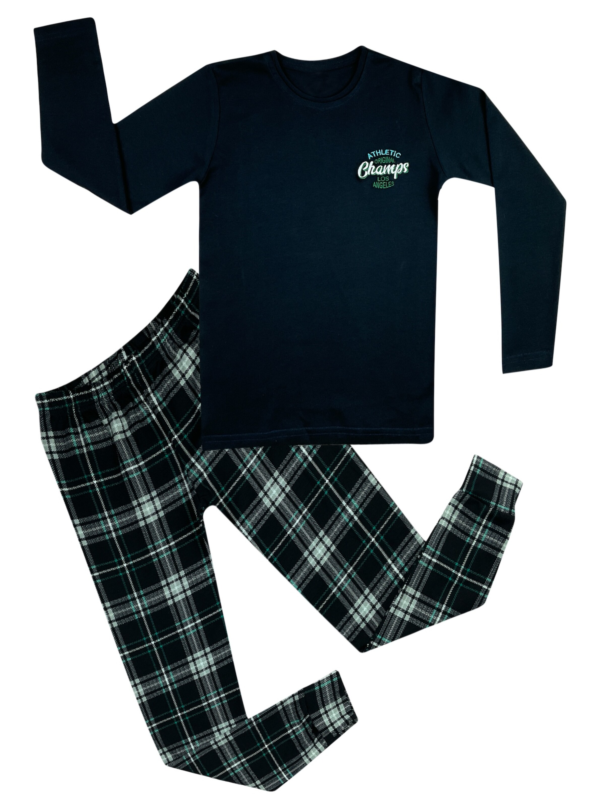 LOREZA Schlafanzug 'Emilio'‌‌‌‌ in Mischfarben: Vorderseite