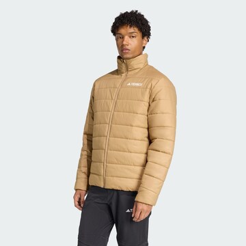 ADIDAS TERREX Outdoorjacke 'Essentials' in Braun: Vorderseite