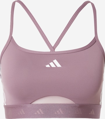 ADIDAS PERFORMANCE Sport-BH 'HYPERGLAM' in Lila: Vorderseite