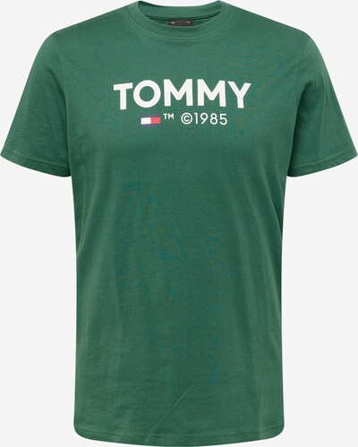 Tommy Jeans Тениска 'ESSENTIAL' в тъмносиньо / смарагдово зелено / червено / бяло, Преглед на продукта