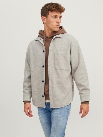 JACK & JONES Comfort fit Between-Season Jacket 'Zac' in Beige: front