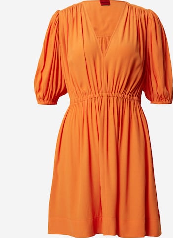 HUGO Dress 'Kamen' in Orange: front