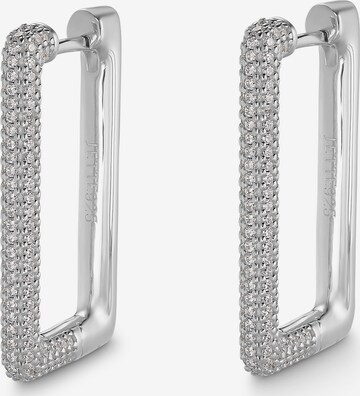 JETTE Earrings in Silver: front