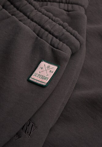 Superdry Tapered Broek 'Country Club' in Zwart