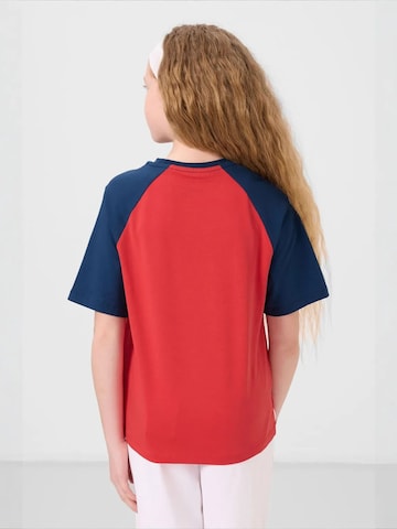 Tommy Life Koszulka 'TOMMY Unisex Jugend-T-Shirt Aus Baumwoll-Elasthan' w kolorze niebieski