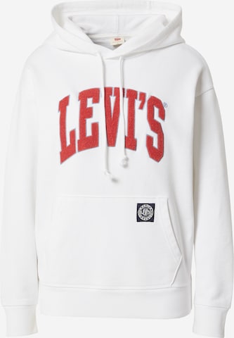 LEVI'S ®Sweater majica 'Graphic Standard Hoodie' - bijela boja: prednji dio